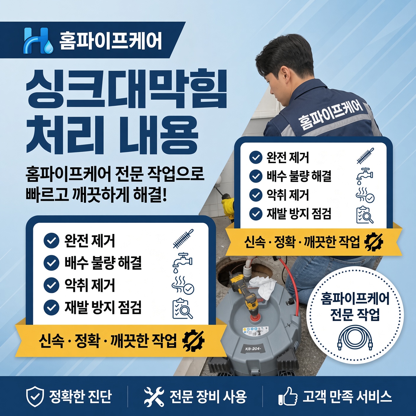 잠실동 하수구막힘 현장 사진