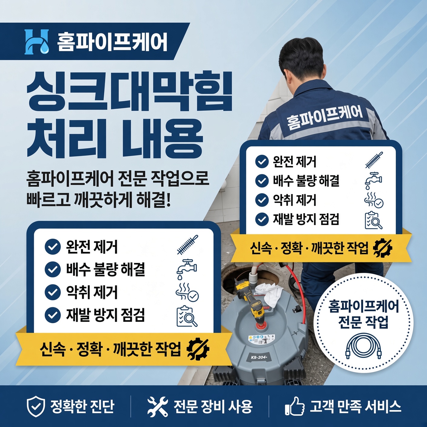 잠실동 정화조청소업체 현장 사진