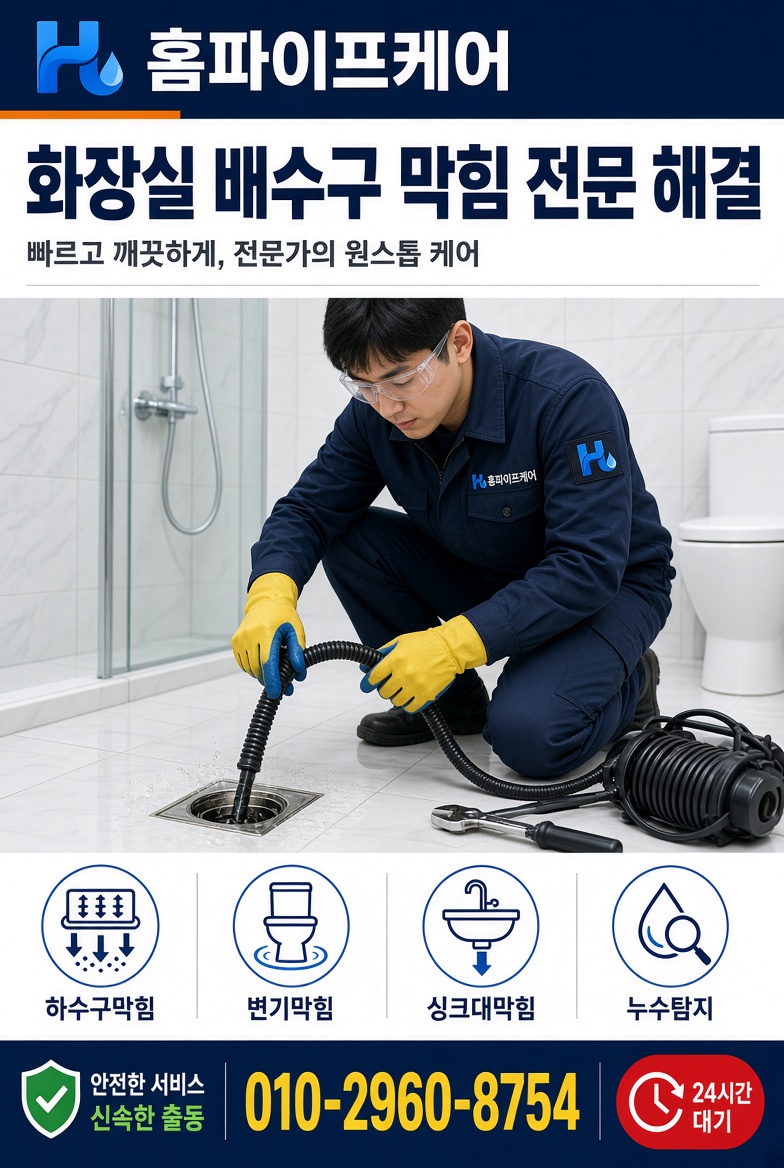 잠실동 하수구막힘 현장 사진