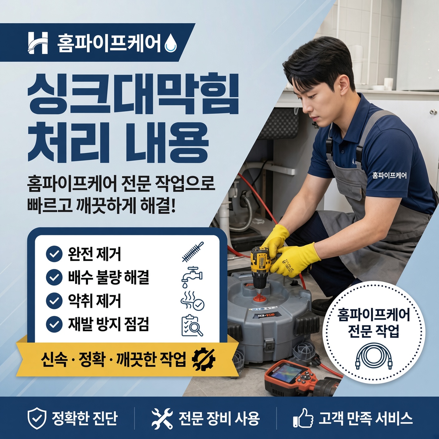 잠실동 하수구막힘 현장 사진